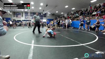 58 lbs Consi Of 4 - Richard Widman, Husky Wrestling Club vs Benaiah Schubert, Chandler Takedown Club