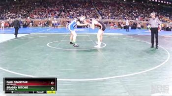 D3-190 lbs Champ. Round 1 - Paul Stanczak, Armada HS vs Braden Ritchie, Gladwin HS