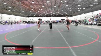 190 lbs Cons. Round 6 - Simon Palatchi, Woodward Academy vs Andrew Wier, Lafayette (Wildwood)