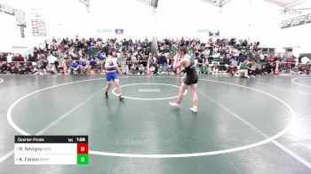 157 lbs Quarterfinal - Ryan Sevigny, Notre Dame-West Haven vs Kip Faison, Brookfield/Shepaug