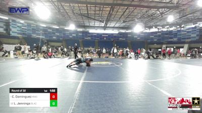 106 lbs Round Of 32 - Cruzer Dominguez, MWC Wrestling Academy, NE vs Luke Jennings, Black Fox Wrestling Academy