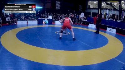 65kg Semifinal - Kaiya Mannapso, Bhullar Wrestling Club vs Elizabeth Latulippe, Coast Wrestling Academy & Society