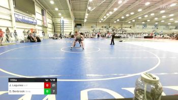 170 lbs Rr Rnd 2 - Jose Lagunes, Elite NJ HS Red vs Daniel Benbrook, Triumph White