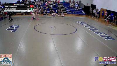 121-123 lbs Round 1 - Brin Zehmisch, Butler vs Rylee Watson, Butler