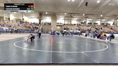 AA 215 lbs Semifinal - Aiden Elmore, Franklin High School vs Ashton Boswell, Cordova High School