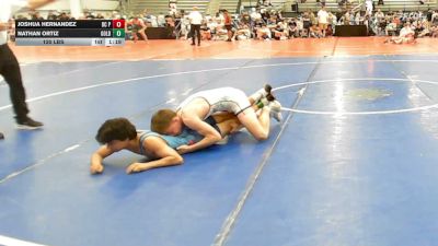 120 lbs Rr Rnd 2 - Joshua Hernandez, BC Predators - HSB vs NATHAN ORTIZ, Gold Standard Wrestling - HSB