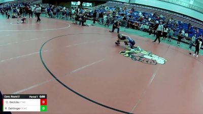 14U Boys - 110 lbs Cons. Round 2 - Dawson Beckley, Team Tulsa Wrestling Club vs Ryan Dehlinger, Olney Cubs Wrestling Club