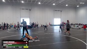 50 lbs 2nd Place Match - Zavier Simmons, Summerville Takedown Club vs Rhett Smith, Devil Cats