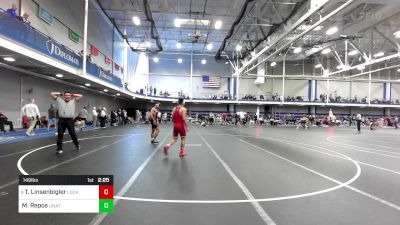 149 lbs Round Of 16 - Ty Linsenbigler, Lock Haven University vs Matt Repos, Unattached-Lehigh University