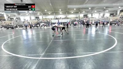 120 lbs Semifinal - Bentley Ray, Williamson Co Wrestling Club vs Ian McCallie, Minion Training Center