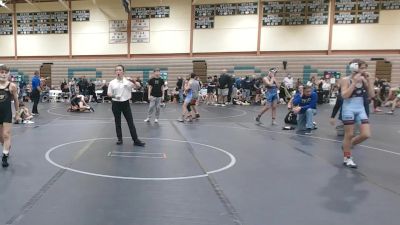 80 lbs Semifinal - Mason Thompson, McDonald Wrestling Academy vs Evan Overpeck, All I See Is Gold Academy