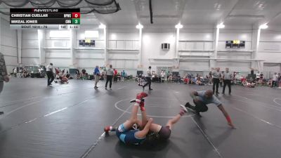 76 lbs Round 4 - Mikeal Jones, CWA vs Christian Cuellar, High Pace Wrestling Club