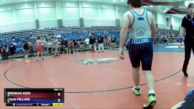 165 lbs Semifinal - Brendan Kero, MI vs Colin Fellure, IN