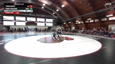 174 lbs Champ. Round 1 - John Hecht, Ithaca vs Khol Kalfass, Brockport