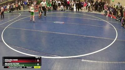 70 lbs Round 1 - Atalina Naki, WESTLAKE vs Reagan Elton, Payson Lions Wrestling Club