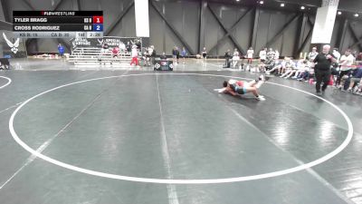 165 lbs Tyler Bragg, Kansas Blue vs Cross Rodriguez, California Blue