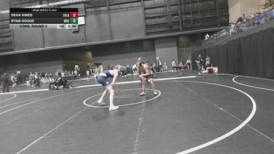 157 lbs Cons. Round 2 - Sean Hines, Colby Community College vs Ryan Hogue, Missouri Baptist University