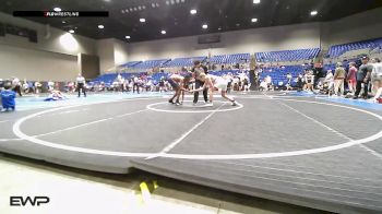 140-150 lbs Semifinal - Isaac Churchman, Paris Wrestling Club vs Sericko Courtney, KIPP TULSA