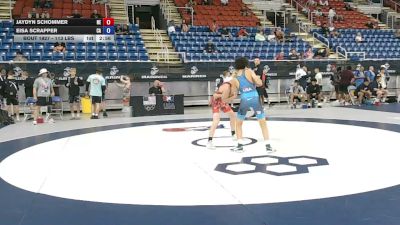 113 lbs Cons. Sub-rd Of 16 - Jaydyn Schommer, Nebraska vs Eisa Scrapper, California