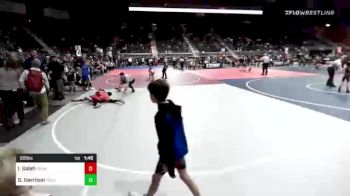 100 lbs Round Of 16 - Izaiah Saleh, Pomona Elite vs Dylan Harrison, Peak Wrestling