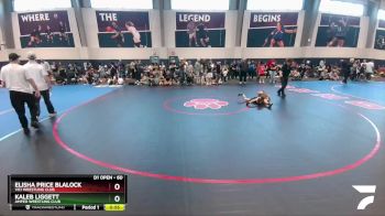 60 lbs Cons. Round 4 - Kaleb Liggett, Amped Wrestling Club vs Elisha Price Blalock, Vici Wrestling Club