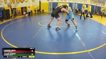 215 Gold Round 2 - Caleb Gaskin, Camden County vs Cooper Reiss, Glynn Academy