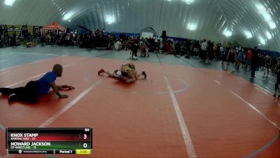 80 lbs Round 2 (3 Team) - Knox Stamp, Kardiac Kidz vs Howard Jackson, CP Wrestling