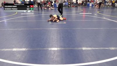 102 lbs Consy 4 - Coleson Santi, All American W.C. vs Dominic Pizzuli, Westshore W.C.