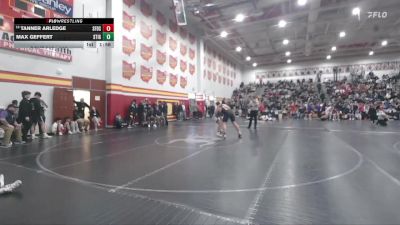 190 lbs Champ. Round 1 - Tanner Arledge, Columbus St. Francis DeSales vs Max Geffert, Saint Ignatius