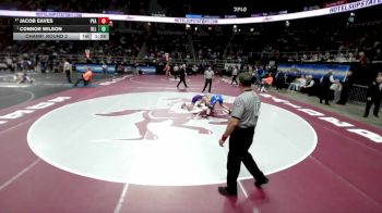 II-175 lbs Champ. Round 2 - Connor Wilson, Our Lady Of Lourdes vs Jacob Eaves, Penn Yan Academy