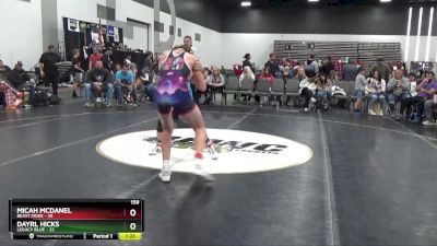 159 lbs Placement Matches (8 Team) - Micah McDanel, Beast Mode vs Dayrl Hicks, Legacy Blue