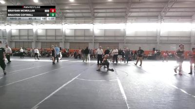 110 lbs Round 2 (6 Team) - Braydan McMullan, Neighborhood Wrestling vs Braxton Cottrell, Warner Elite