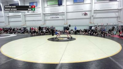 80 lbs Round Robin 1 - Easton Ginn, Rising Kingz - EL vs Brody Myers, Warrior Ridge - EL