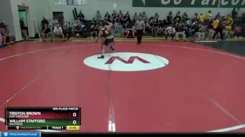 170 lbs 5th Place Match - William Stafford, Buckhorn vs Triston Brown, East Limestone