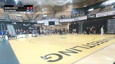 103 lbs Cons. Round 2 - Isabella Crown, Chadron State vs Ollie Weiland, Tarleton State