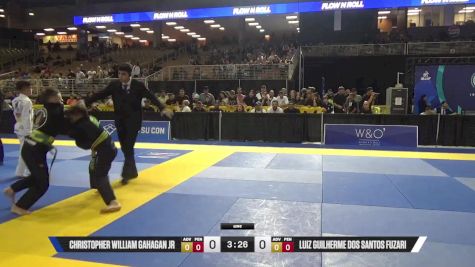 Luiz Guilherme Dos Santos Fuzari vs Christopher William Gahagan Jr 2025 Pan Kids Jiu-Jitsu IBJJF Championship