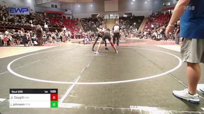 155 lbs Quarterfinal - Julius Caygill, Raw Wrestling Club vs Jarius Johnson, Pitbull Wrestling Academy