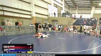 140 lbs Round 1 (3 Team) - Hallie Stone, Idaho vs Saige Morris, Alaska