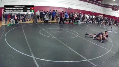 165 lbs Quarterfinal - Sebastian Martinez, Corona Del Sol High School vs Benjamin Rodriguez, Cimarron Memorial