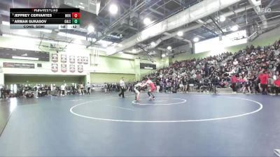 144 lbs Cons. Semi - Jeffrey Cervantes, MONROE vs Arman Gukasov, GRANADA HILLS