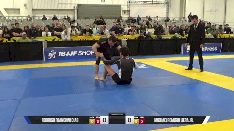 Michael Remigio Liera Jr. vs Rodrigo Francioni Dias 2025 World IBJJF Jiu-Jitsu No-Gi Championship