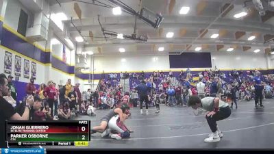 75 lbs Quarterfinal - Parker Osborne, C2X vs Jonah Guerrero, KC Elite Training Center