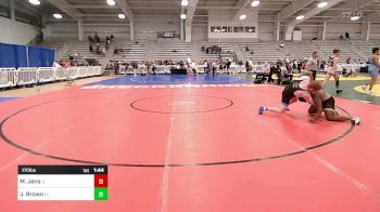 170 lbs Round Of 16 - Matthew Jens, IL vs Jabore Brown, FL