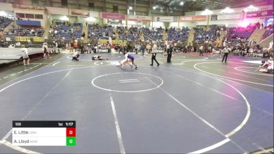 109 lbs Quarterfinal - Emory Little, Lesher vs Aaliyah Lloyd, Kearney Middle School