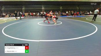 132 lbs Consi Of 16 #1 - Brody Vogelsberg, Spanish Fork vs Johny Navarrete, Chico