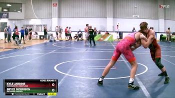 145 lbs Cons. Round 5 - Kyle Jardine, Wadsworth Wrestling vs Bryce Morrison, Michigan Premier