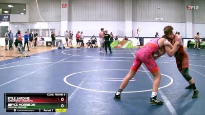 145 lbs Cons. Round 5 - Kyle Jardine, Wadsworth Wrestling vs Bryce Morrison, Michigan Premier