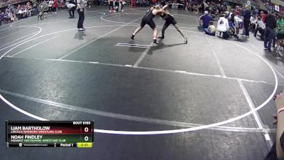 105 lbs Cons. Round 2 - Liam Bartholow, Lincoln Warriors Wrestling Club vs Noah Findley, Midwest Destroyers Wrestling Club