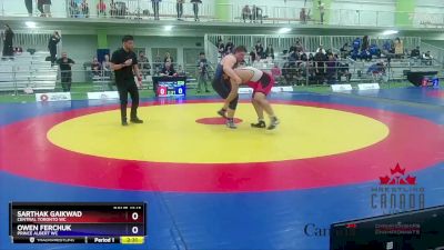 125kg 3rd Place Match - Sarthak Gaikwad, Central Toronto WC vs Owen Ferchuk, Prince Albert WC