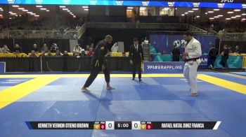Rafael Natal Diniz Franca vs Kenneth Vernon Otieno Brown 2025 Pan Jiu Jitsu IBJJF Championship